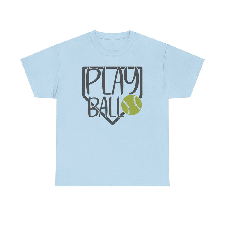 Play Ball Unisex Tee for Softball Lovers