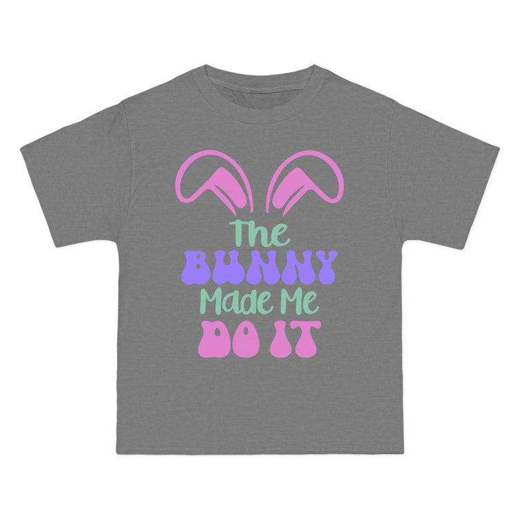 Short-Sleeve T-Shirt - The Bunny Made Me Do It - Fun Easter Tee