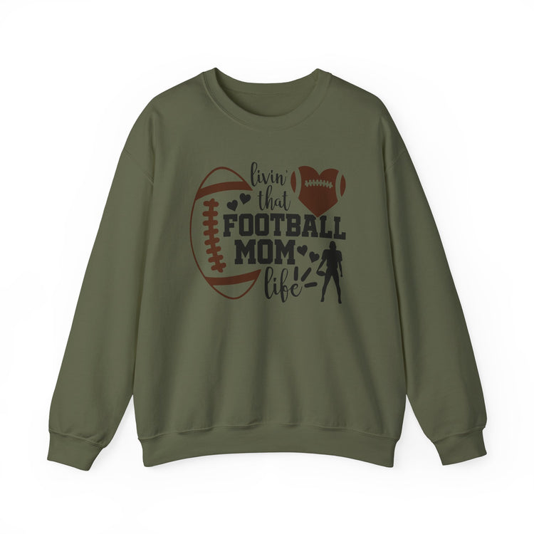 Football Mom Life Sweatshirt - Crewneck