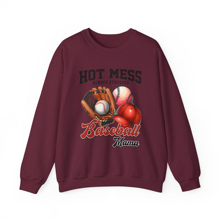 Baseball Mama Sweatshirt - Crewneck