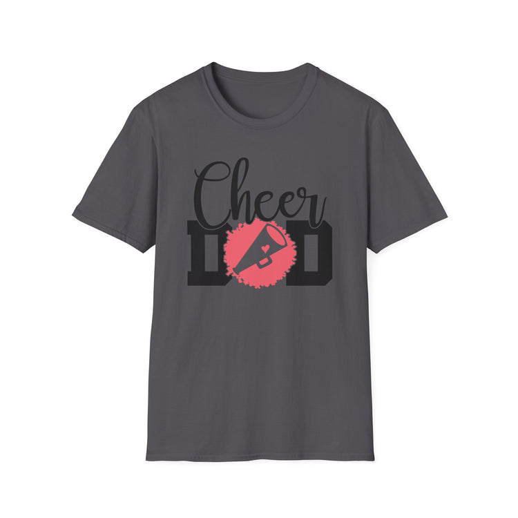 Cheer Dad Unisex Softstyle T-Shirt - Perfect Gift for Father's Day, Birthdays & Sports Events