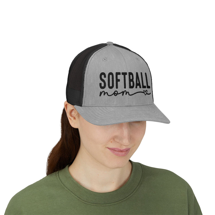 Softball Mom Snapback Trucker Cap