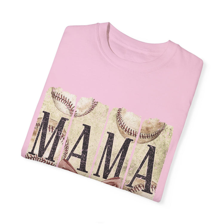 Mama Baseball Retro Love T-Shirt