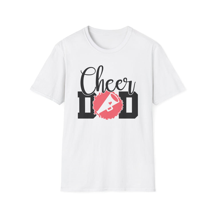 Cheer Dad Unisex Softstyle T-Shirt - Perfect Gift for Father's Day, Birthdays & Sports Events