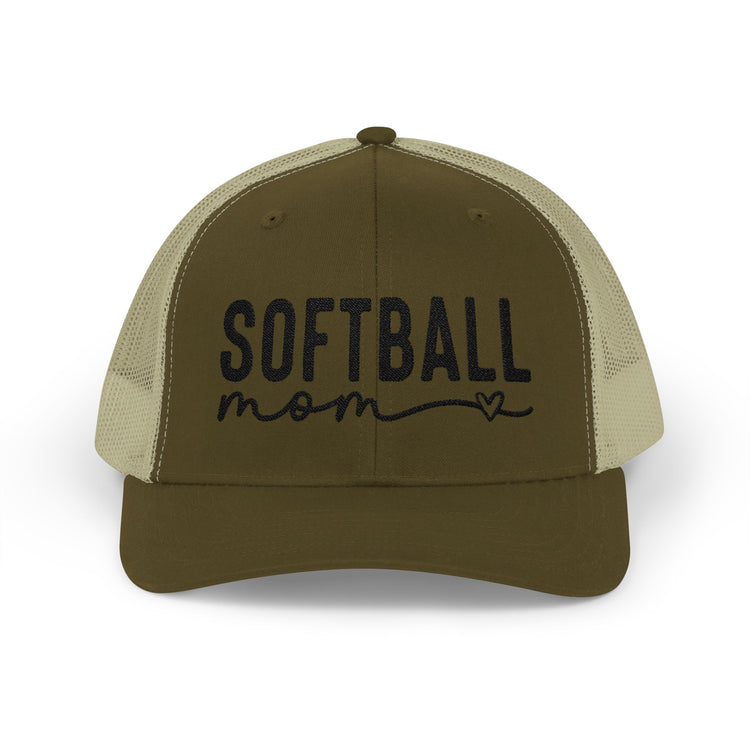 Softball Mom Snapback Trucker Cap