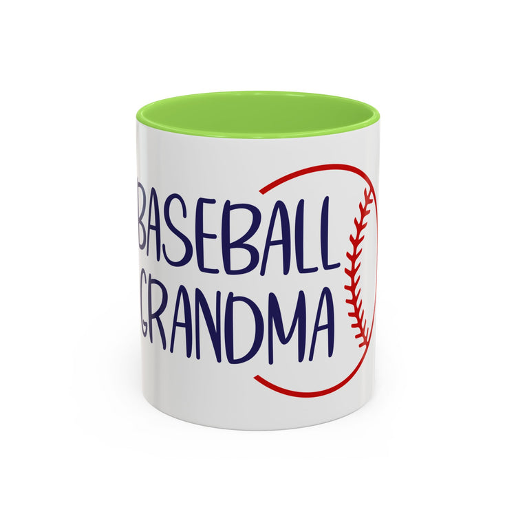 Baseball Grandma Colorful Mug