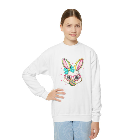 Cute Bunny Youth Sweatshirt