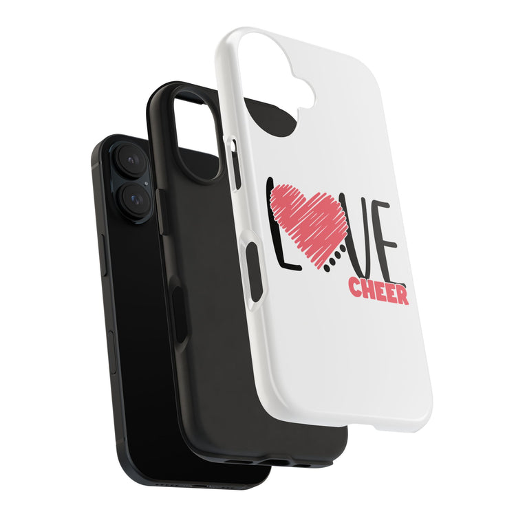 Tough Phone Case - Cheer Love Design for iPhone 14, 15 & 16