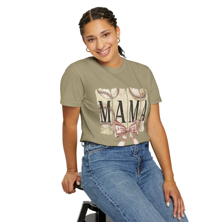 Mama Baseball Retro Love T-Shirt