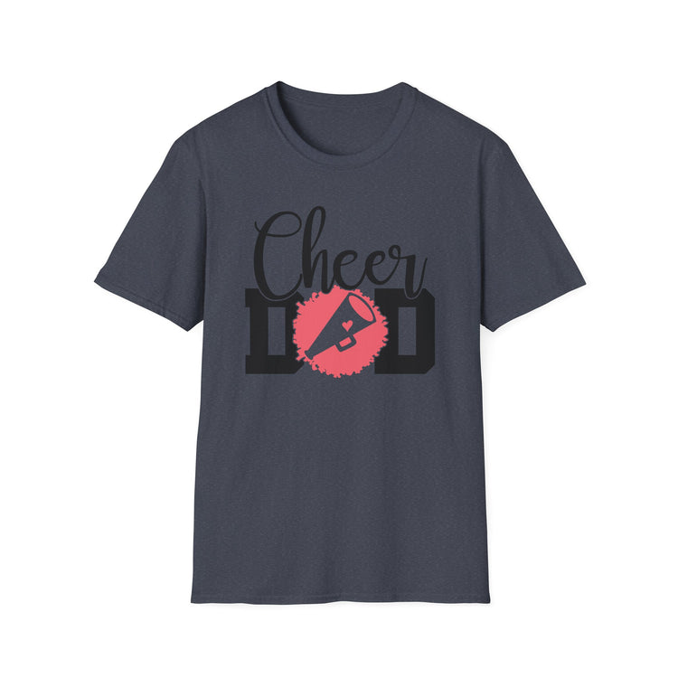 Cheer Dad Unisex Softstyle T-Shirt - Perfect Gift for Father's Day, Birthdays & Sports Events