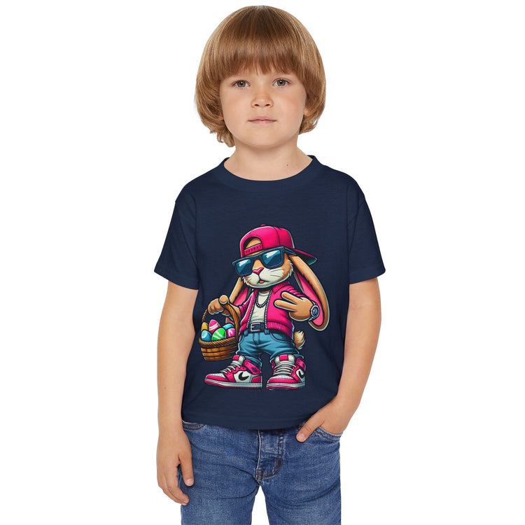 Cool Bunny Easter Toddler T-shirt