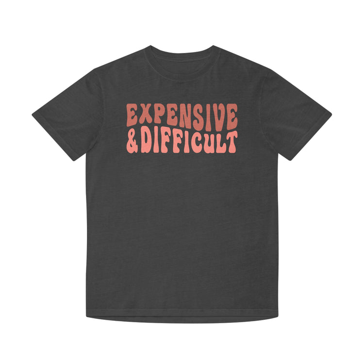 Graphic Tee Faded Shirt - Expensive & Difficult Design