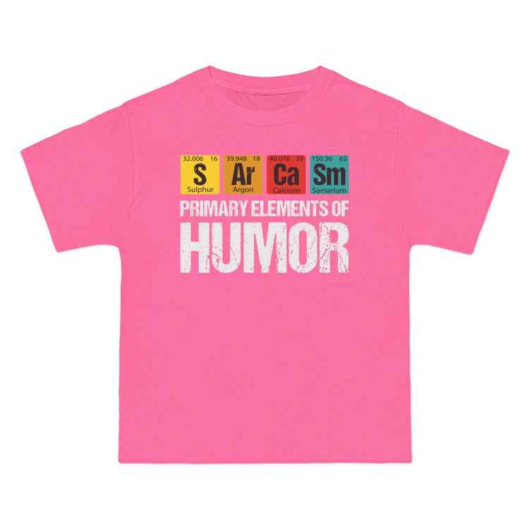 Humorous Science T-Shirt - Primary Elements of Humor Tee