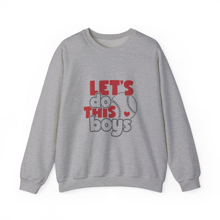 Let's Do This Boys Baseball Crewneck Sweatshirt