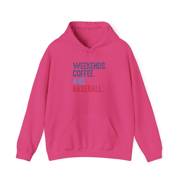 Weekends Coffee Baseball Hoodie