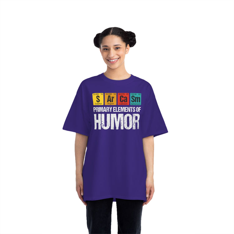 Humorous Science T-Shirt - Primary Elements of Humor Tee