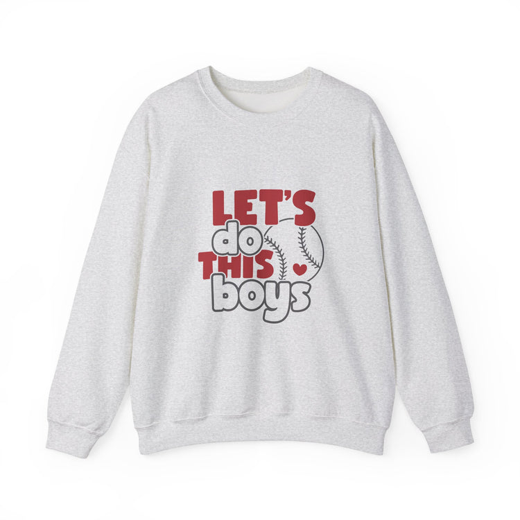 Let's Do This Boys Baseball Crewneck Sweatshirt