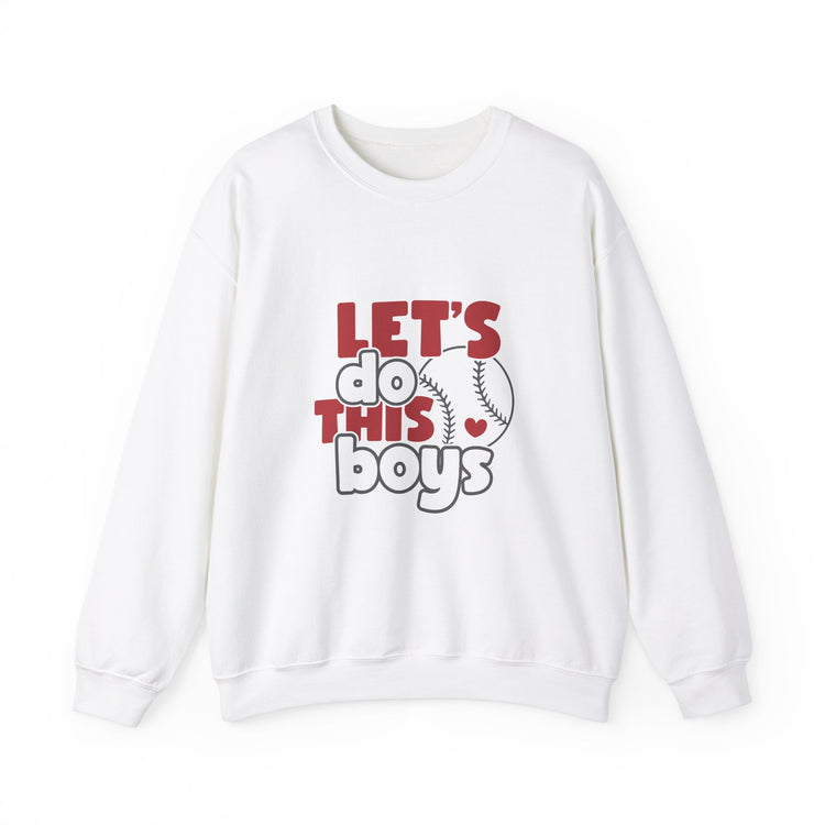 Let's Do This Boys Baseball Crewneck Sweatshirt