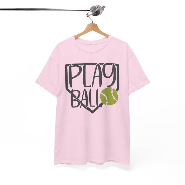 Play Ball Unisex Tee for Softball Lovers