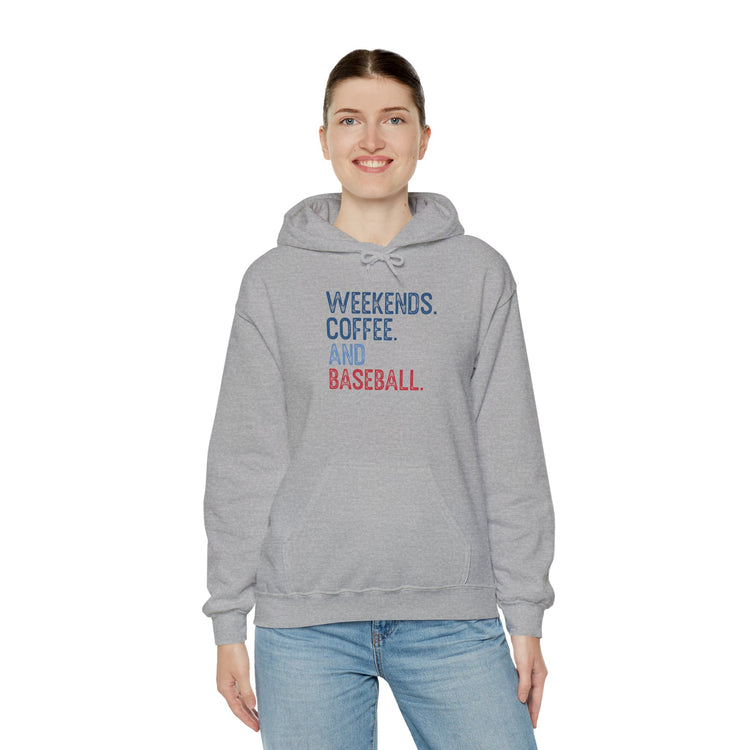 Weekends Coffee Baseball Hoodie