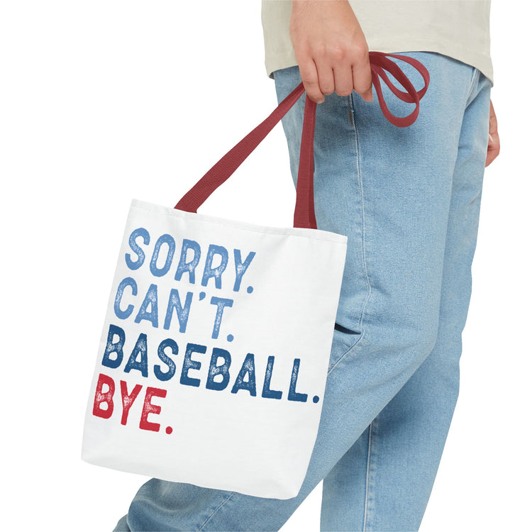 Baseball Tote Bag ,Sporty Shopper