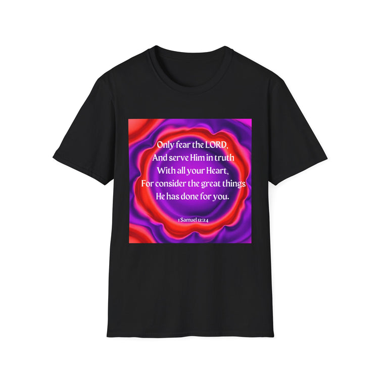 Inspirational Scripture Unisex Softstyle T-Shirt