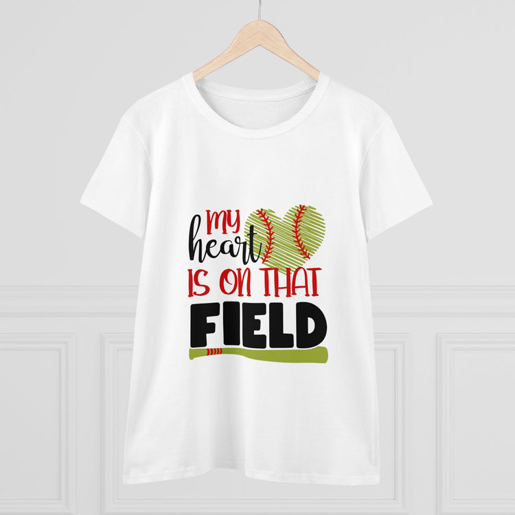 Softball Mom Tee - Women's Midweight Cotton