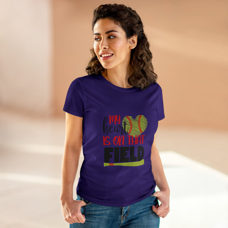 Softball Mom Tee - Women's Midweight Cotton