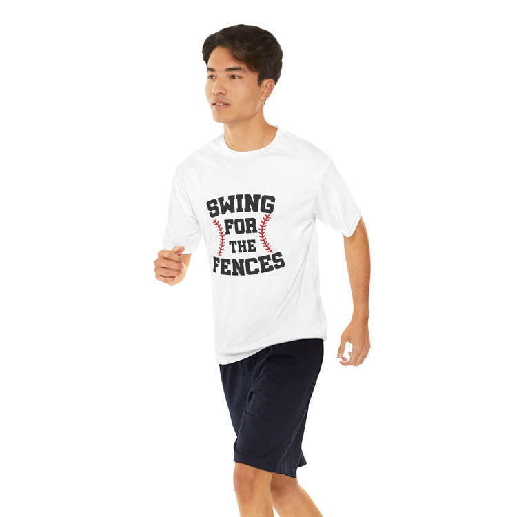 Baseball Performance T-Shirt - 'Swing for the Fences' Tee