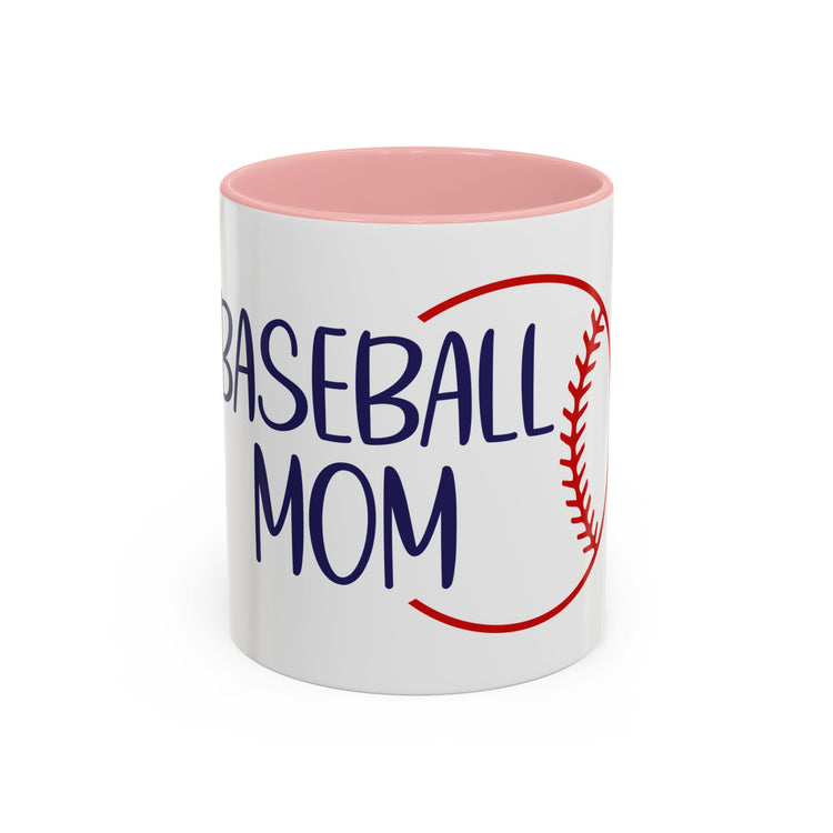 Baseball Mom Accent Coffee Mug