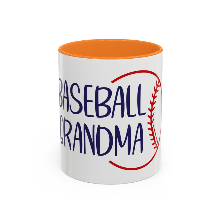 Baseball Grandma Colorful Mug