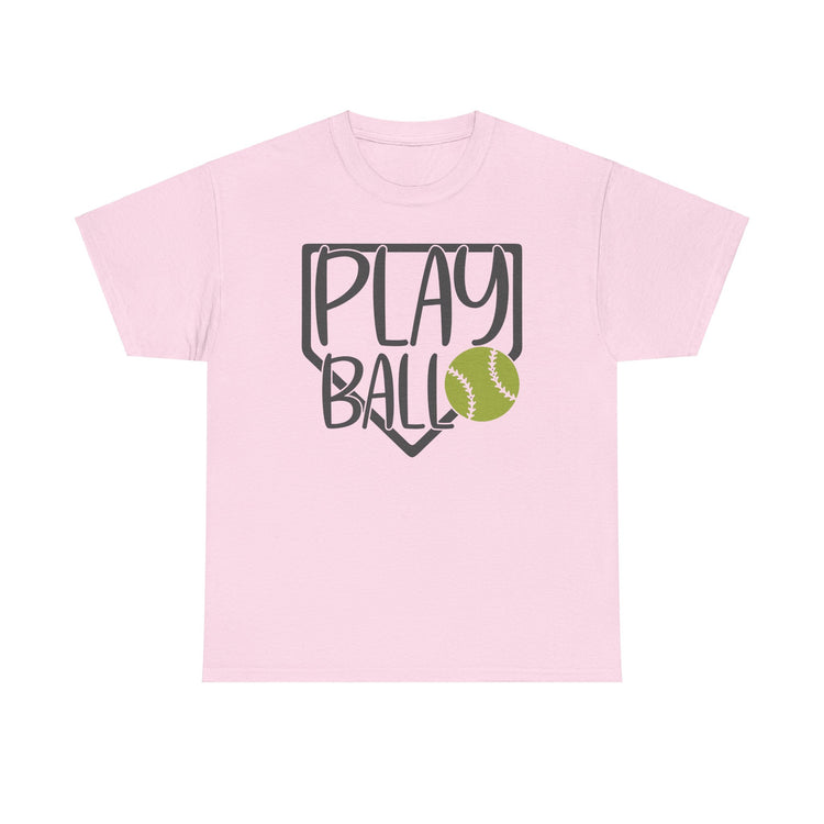 Play Ball Unisex Tee for Softball Lovers