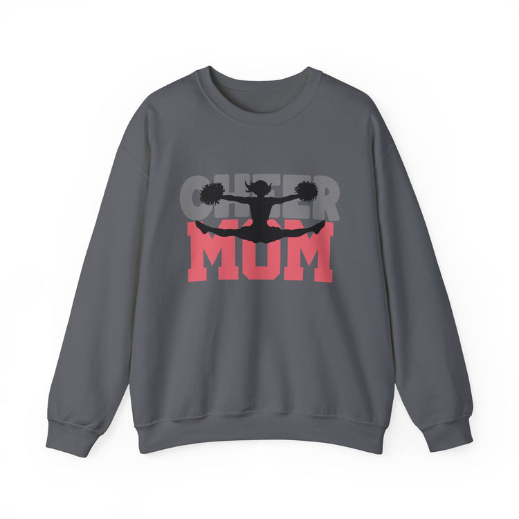 Cheer Mum Crewneck Sweatshirt - Comfortable & Stylish Gift for Cheerleading Moms