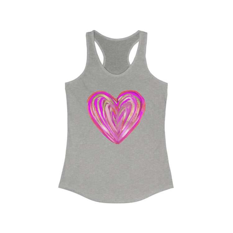 Women's Tank Top - Cute Heart Design