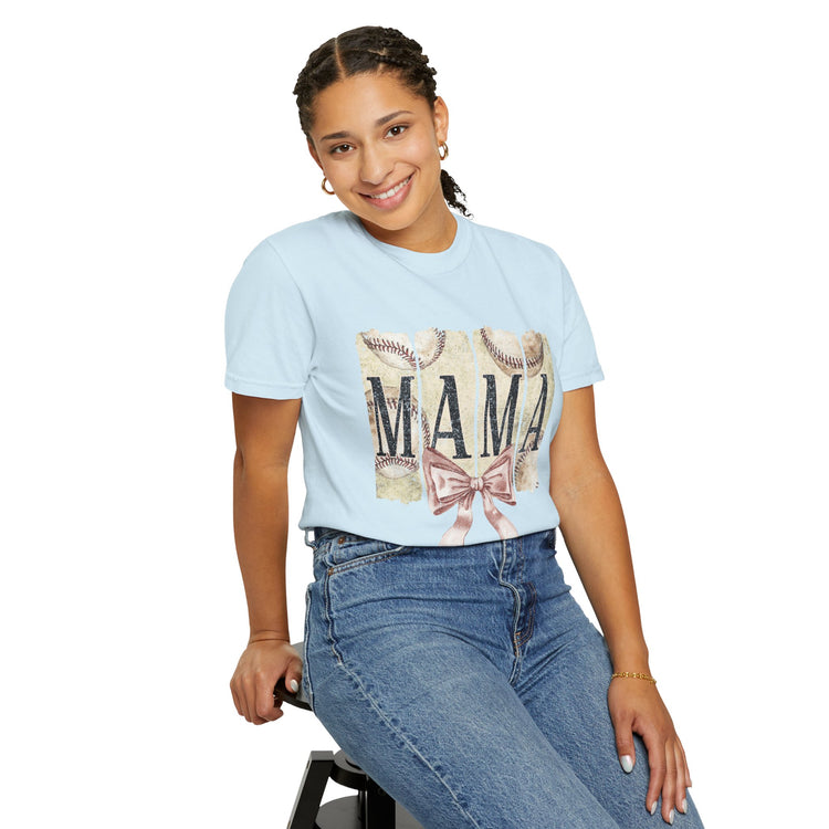 Mama Baseball Retro Love T-Shirt