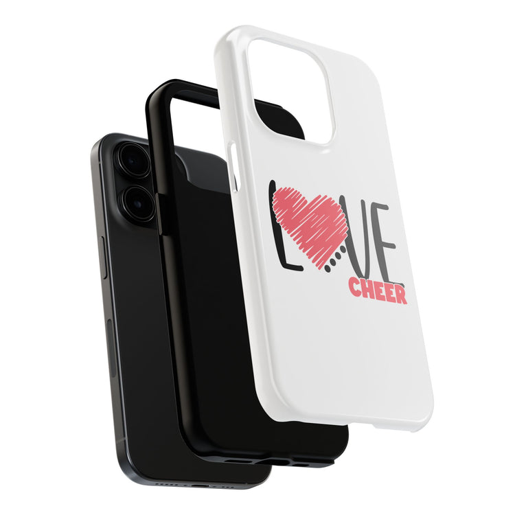 Tough Phone Case - Cheer Love Design for iPhone 14, 15 & 16