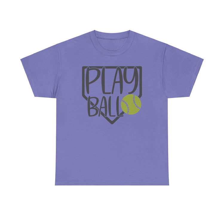 Play Ball Unisex Tee for Softball Lovers