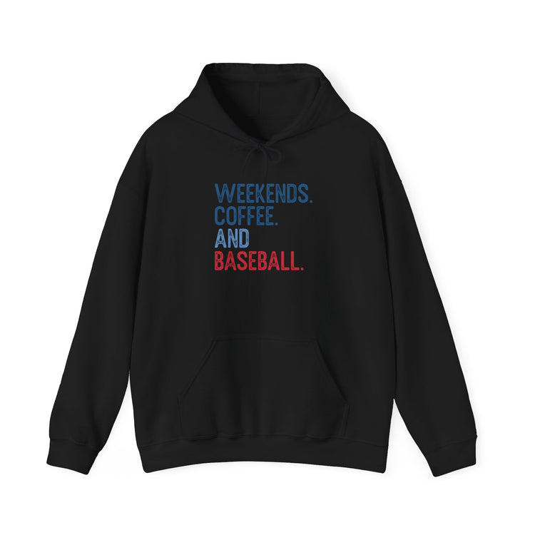 Weekends Coffee Baseball Hoodie