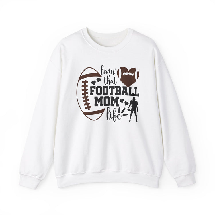 Football Mom Life Sweatshirt - Crewneck