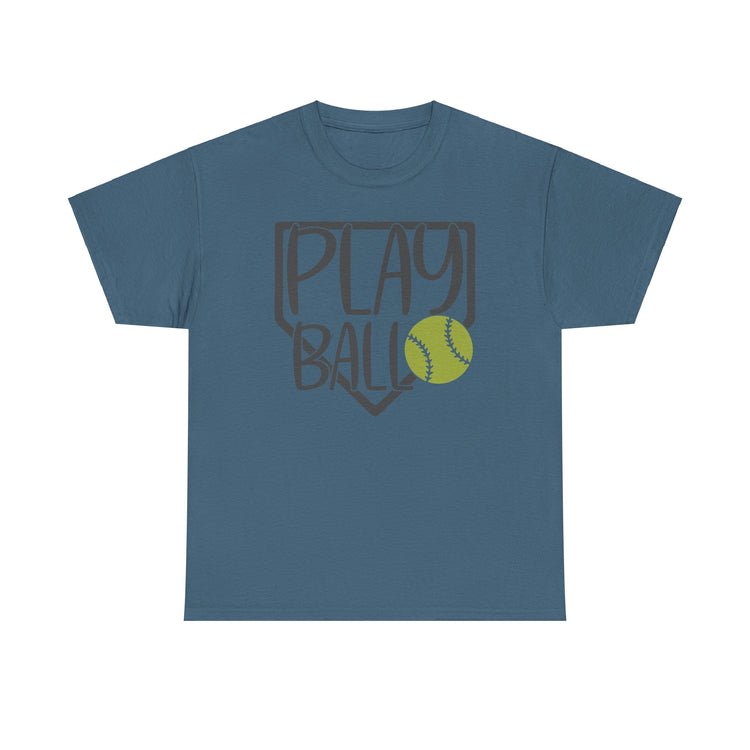 Play Ball Unisex Tee for Softball Lovers