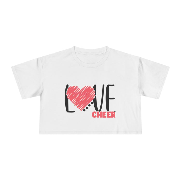 Heart Cheer Crop Tee