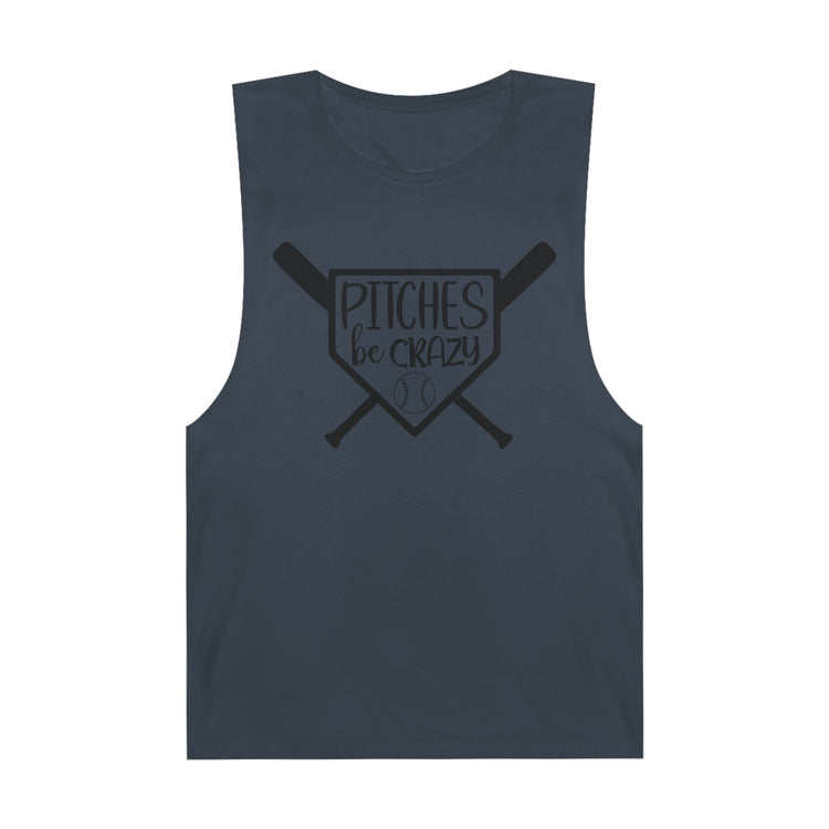 Pitches Be Crazy Baseball Tank Top