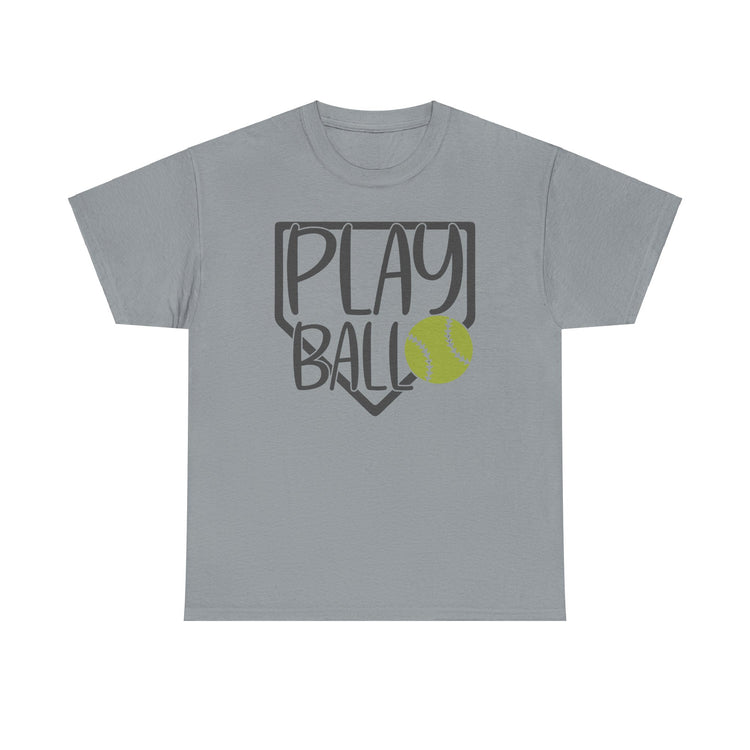 Play Ball Unisex Tee for Softball Lovers