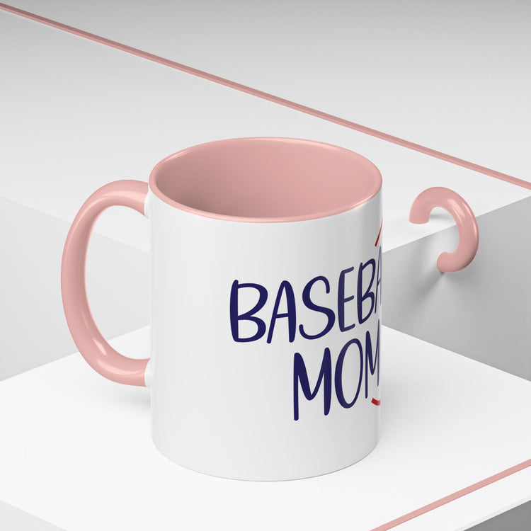 Baseball Mom Accent Coffee Mug