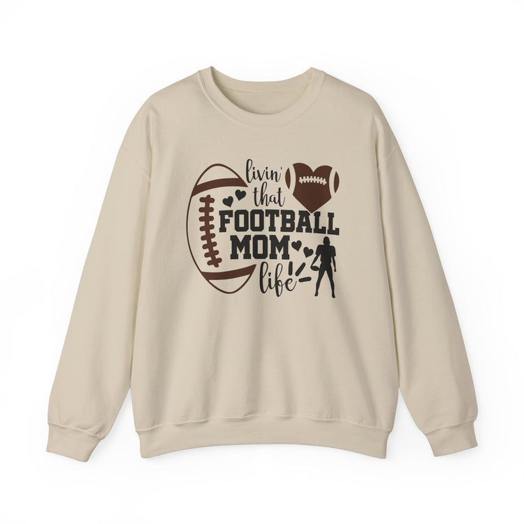 Football Mom Life Sweatshirt - Crewneck