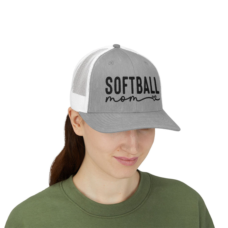 Softball Mom Snapback Trucker Cap