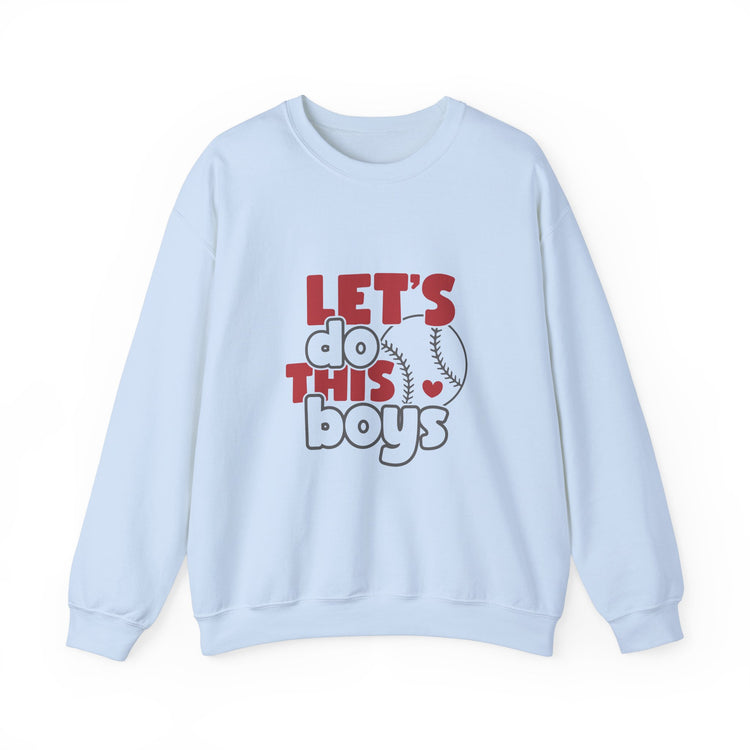 Let's Do This Boys Baseball Crewneck Sweatshirt