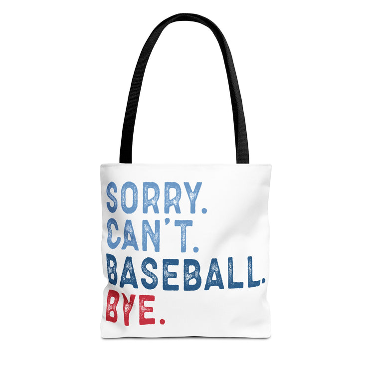 Baseball Tote Bag ,Sporty Shopper