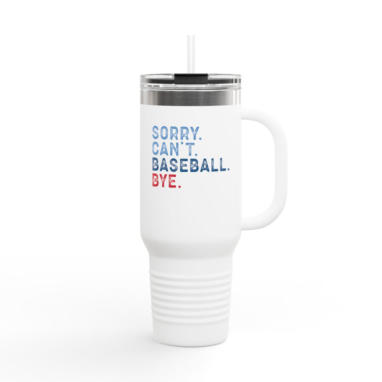 Apology Baseball Insulated Travel Mug 40oz