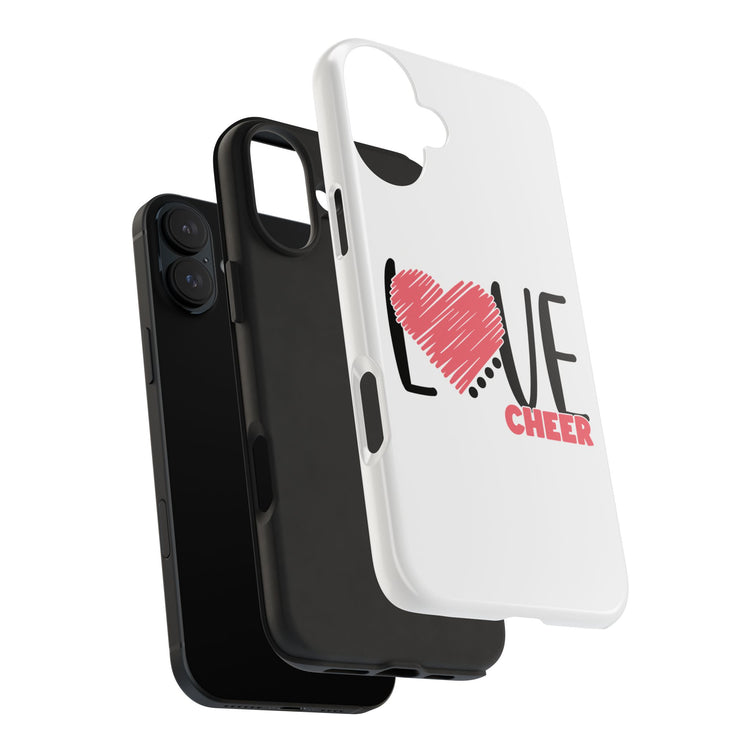 Tough Phone Case - Cheer Love Design for iPhone 14, 15 & 16